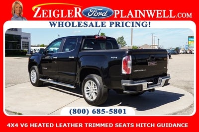 2018 GMC Canyon SLT 4X4 V6 HEATED LEATHER TRIMMED SEATS HITCH GUIDANCE