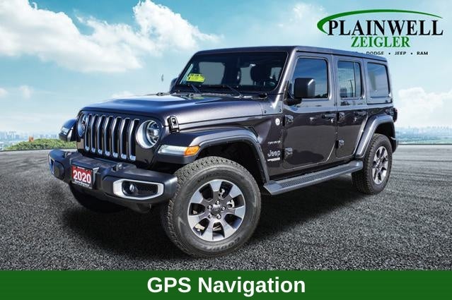 2020 Jeep Wrangler Unlimited Sahara GPS Navigation 8.4&quot; Radio &amp; Premium Audio Group Co
