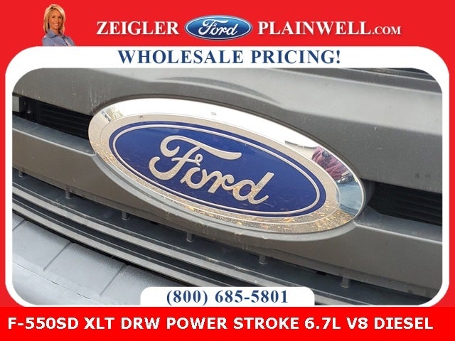 2019 Ford F-550SD XLT REG CAB 4X4 DUALLY 6.7L POWERSTROKE DIESEL DUMP TR